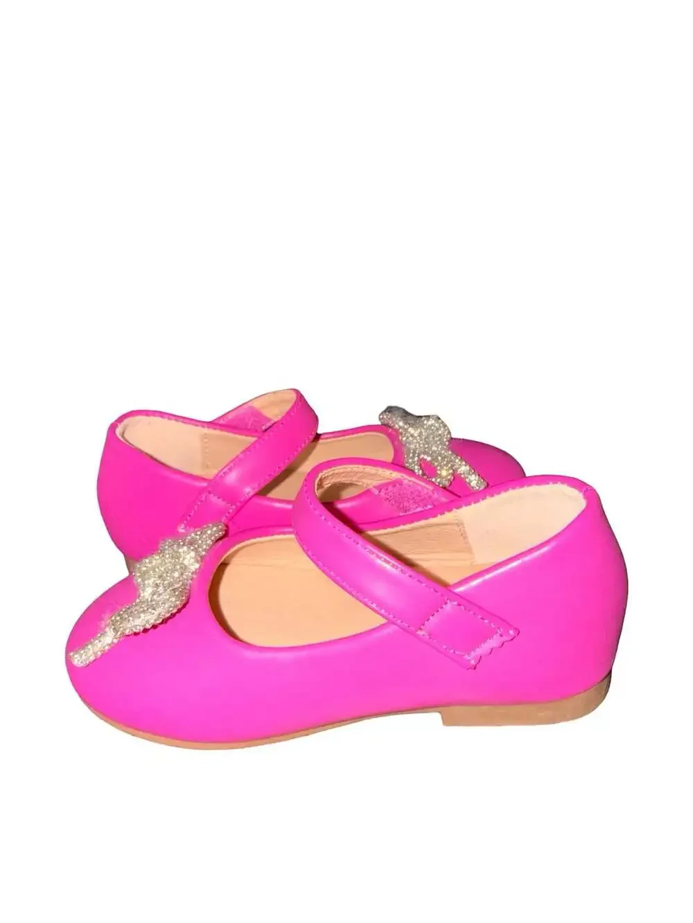 Forever Link Cutie-7 Fuchsia Pink Bow Mary Jane Toddler Shoes Size 6